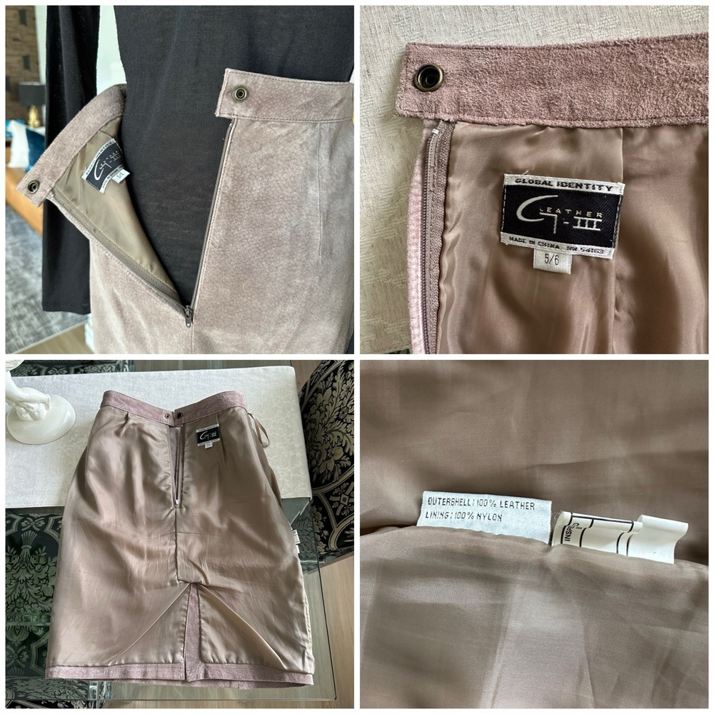 Vintage 80’s Suede Skirt - Picture 15 of 16